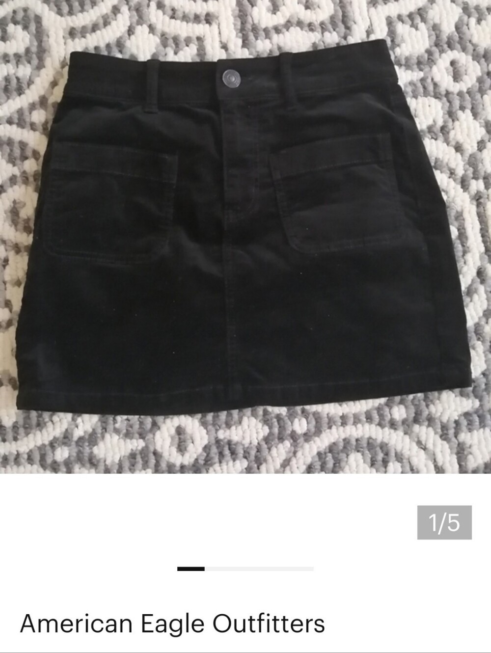 AE Black Mini Skirt